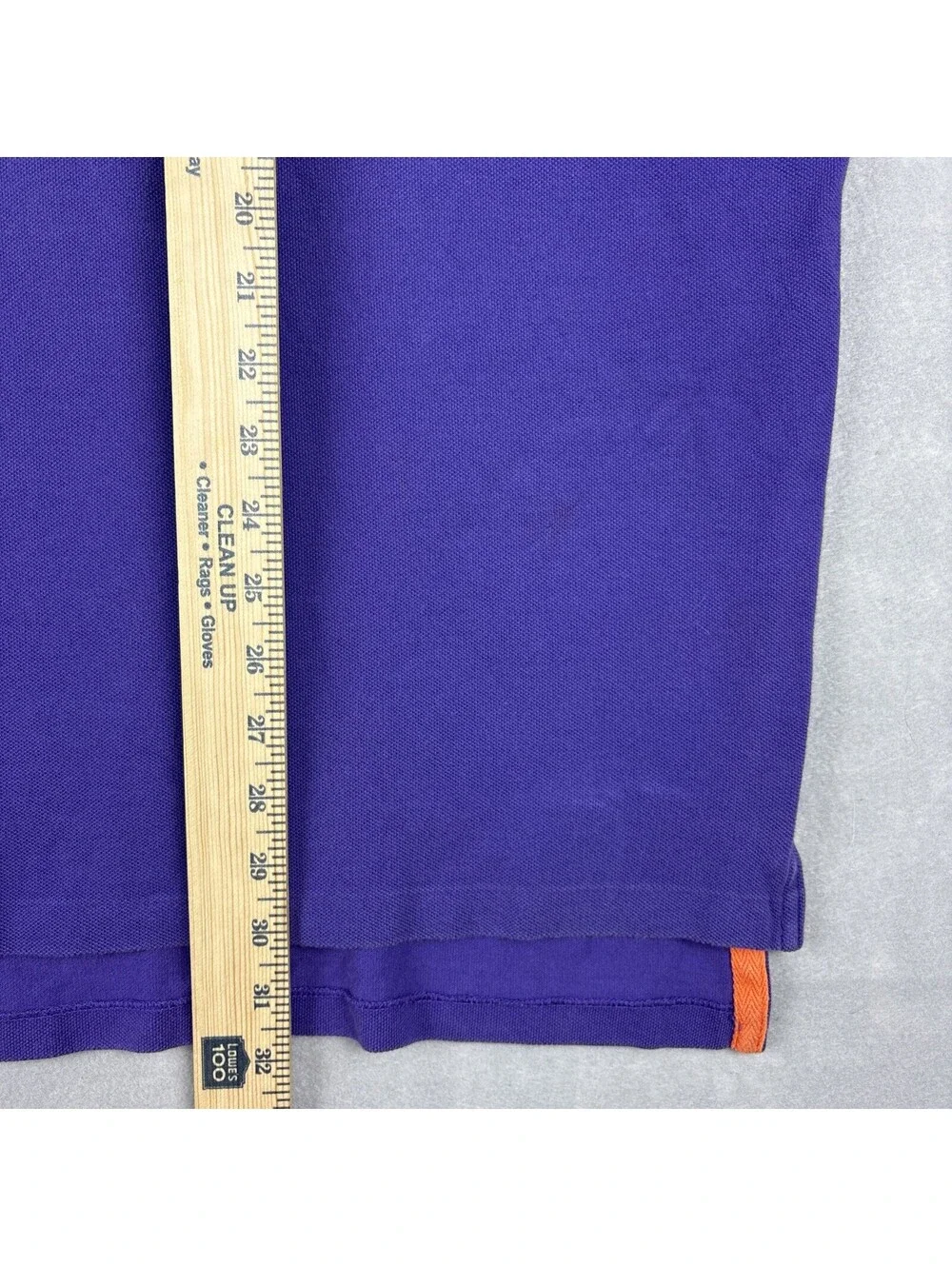 Polo Ralph Lauren Big Pony Polo Shirt Mens XL Purple Green 3 Patch Preppy Casual